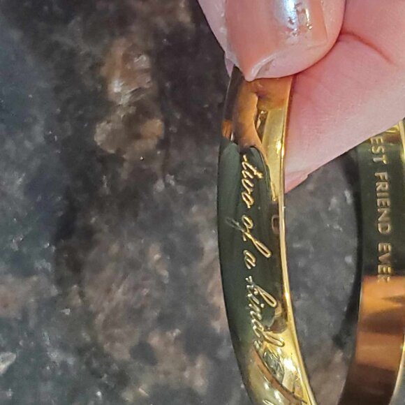 Kate Spade Birds of a Feather Gold Bangle Bracelet - Picture 5 of 9